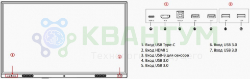 Интерактивная панель EXELL EXID-651A: 65"